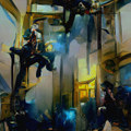 Hanging off the Mezzanine